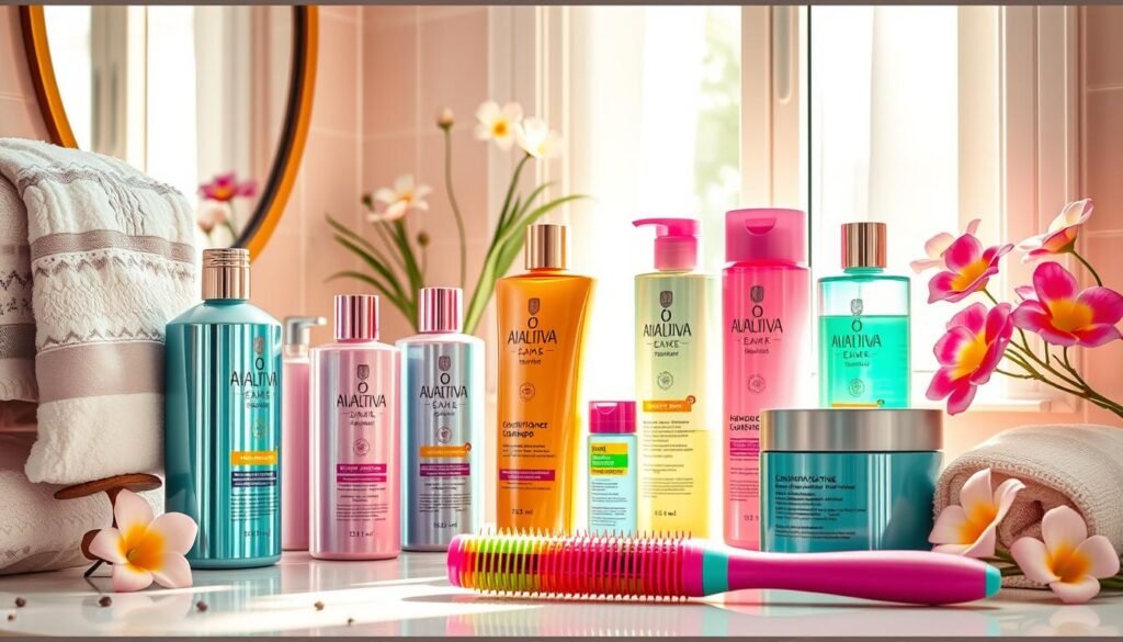 Colored hair care routine