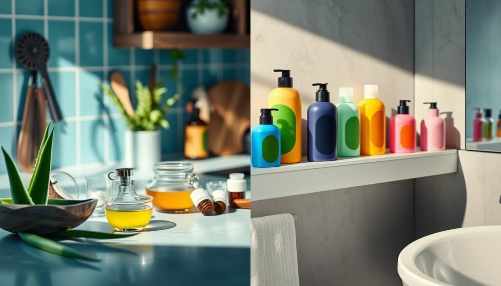 DIY hair care vs commercial hair products