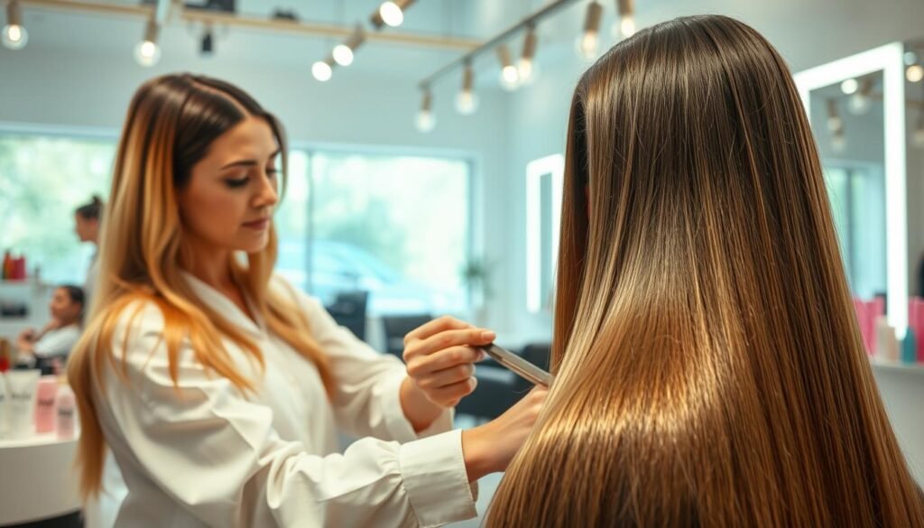 Hair Rebonding Process