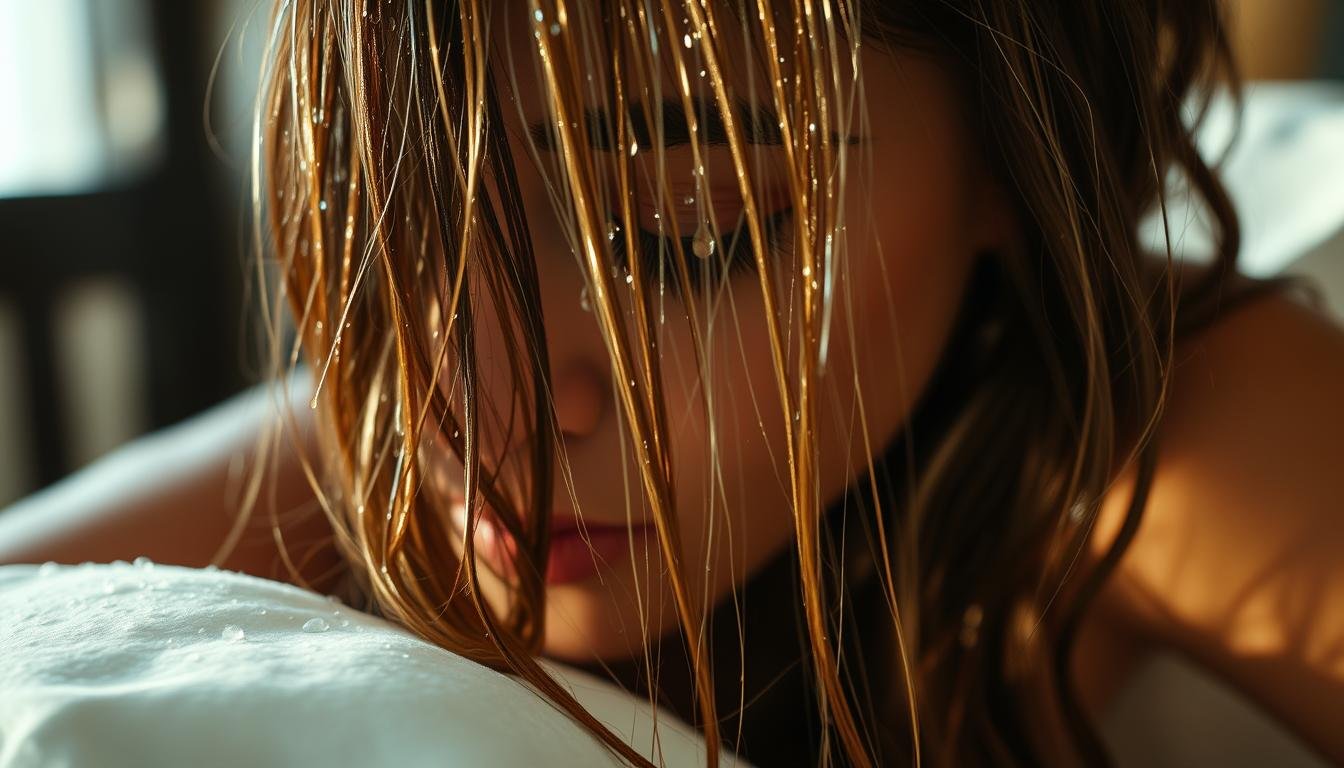 Is it bad to sleep with wet hair?