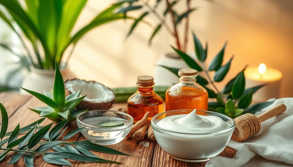 Natural hair smoothing treatments