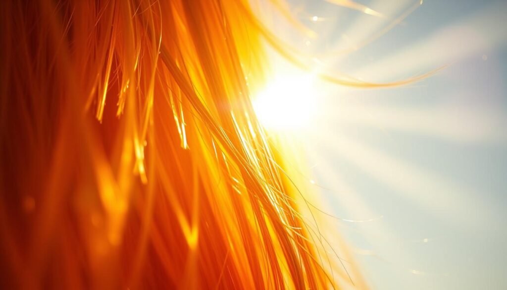 UV hair damage