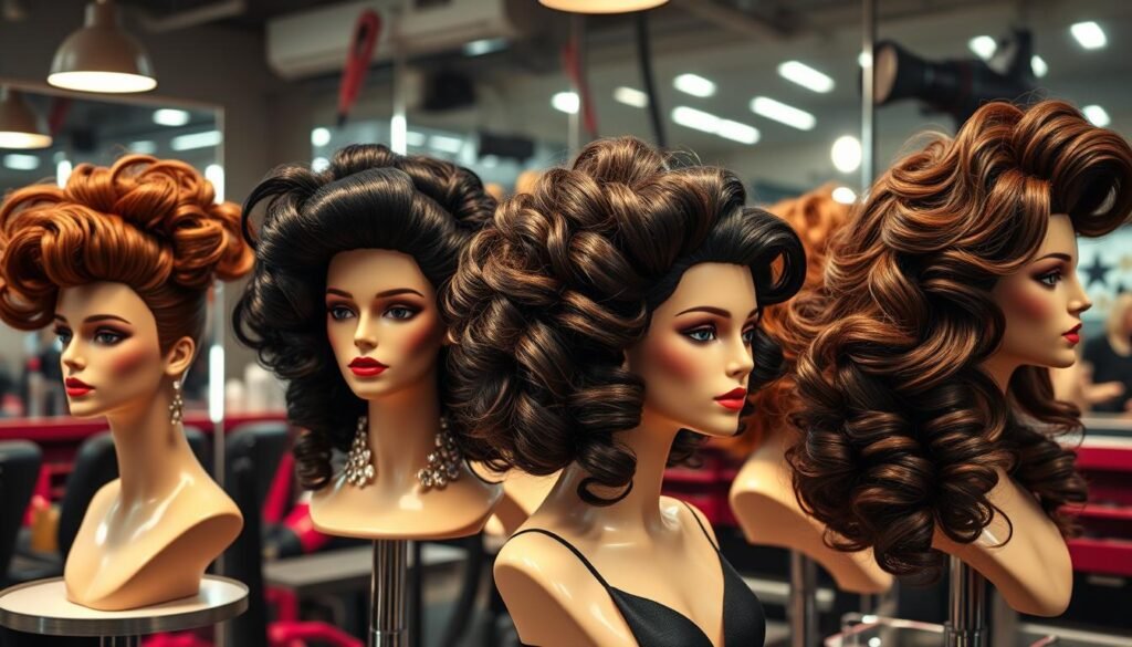 Voluminous hairstyles