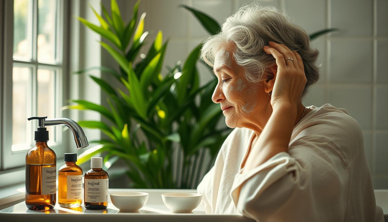 What is the best hair care routine for seniors?