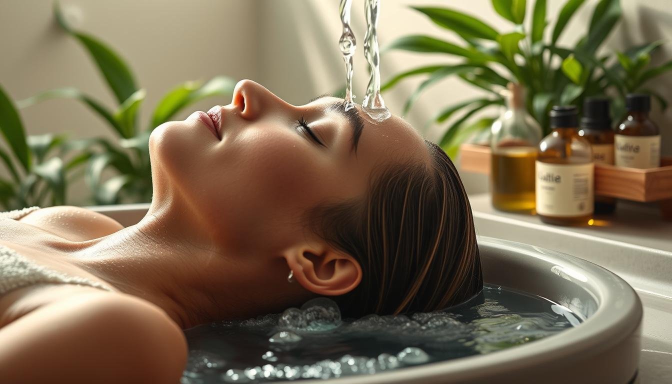 What is the best way to clean the scalp?