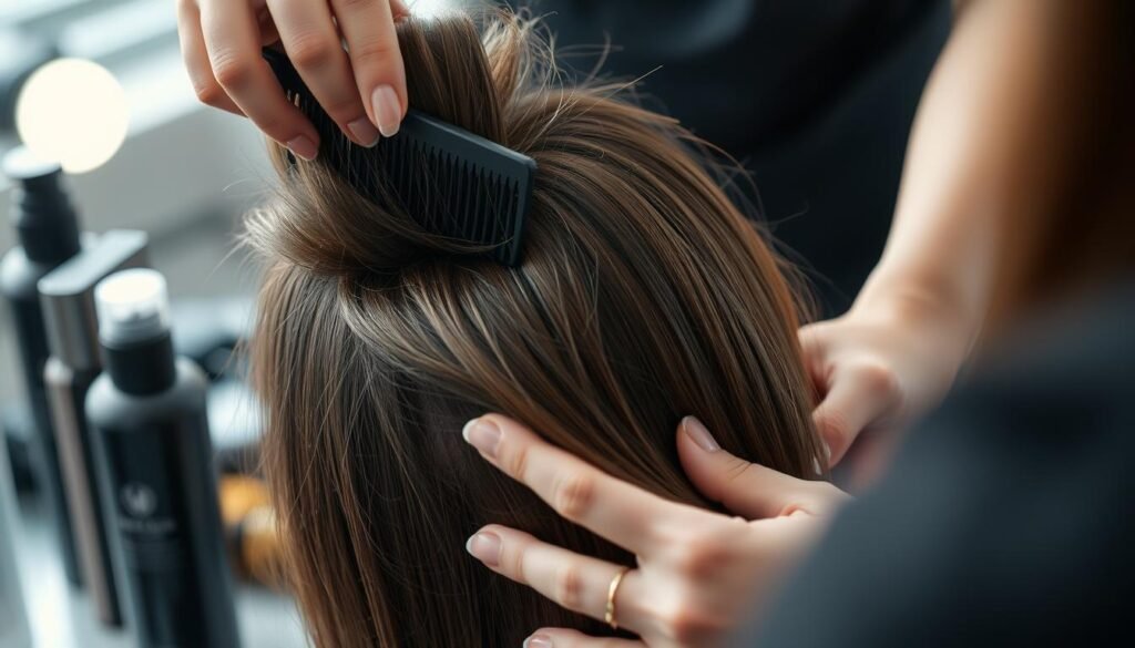 backcombing techniques