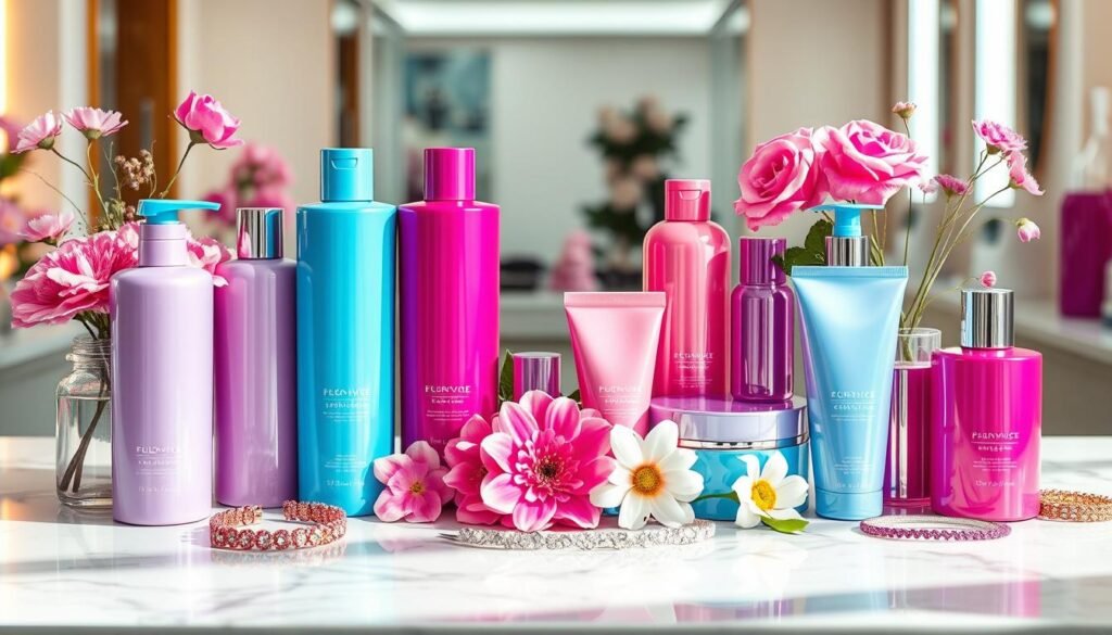 colored hair products