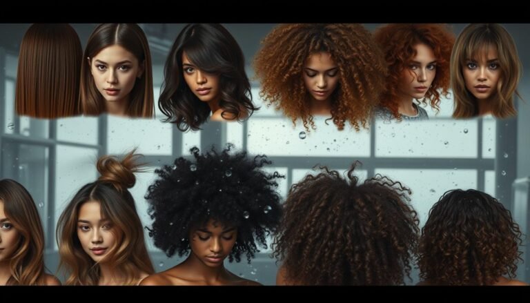 My hair after humidity vs. after a fresh cut