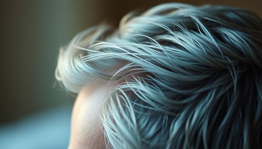 gray hair