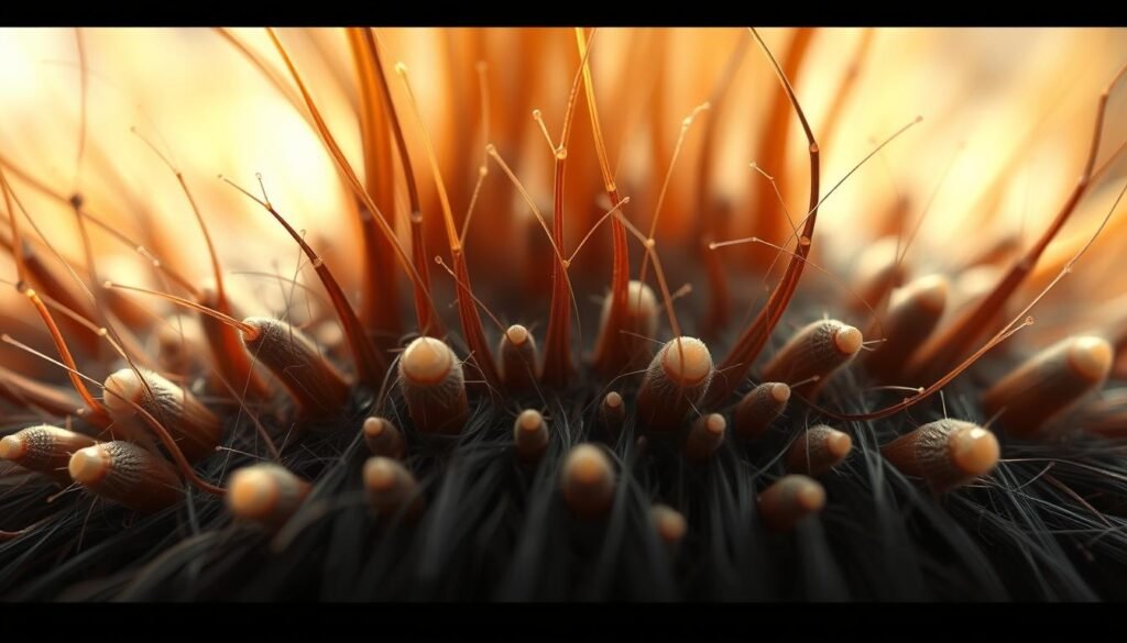 hair follicles