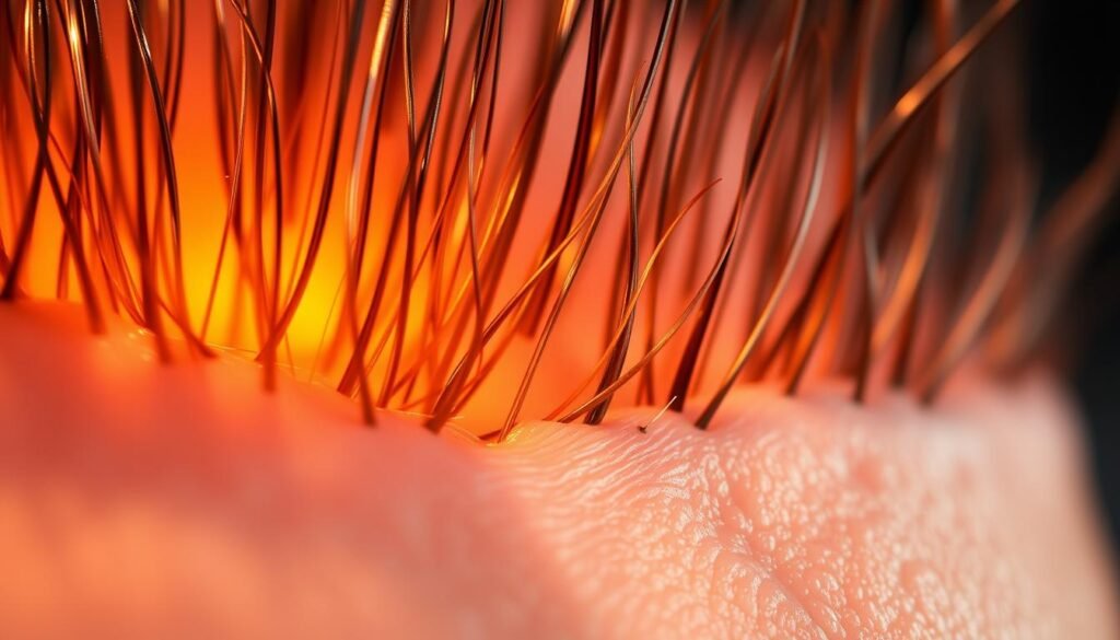 hair follicles