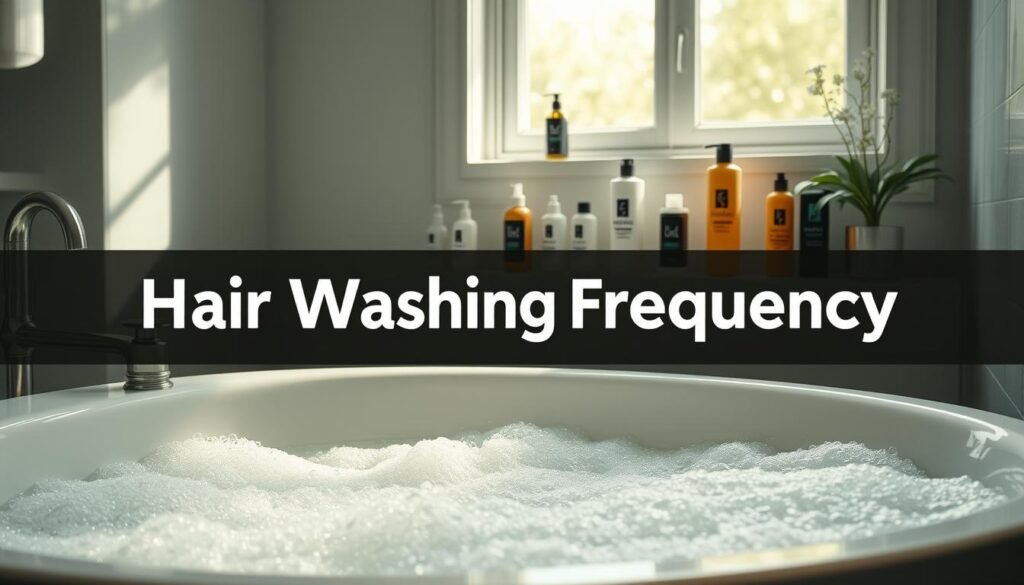 hair washing frequency