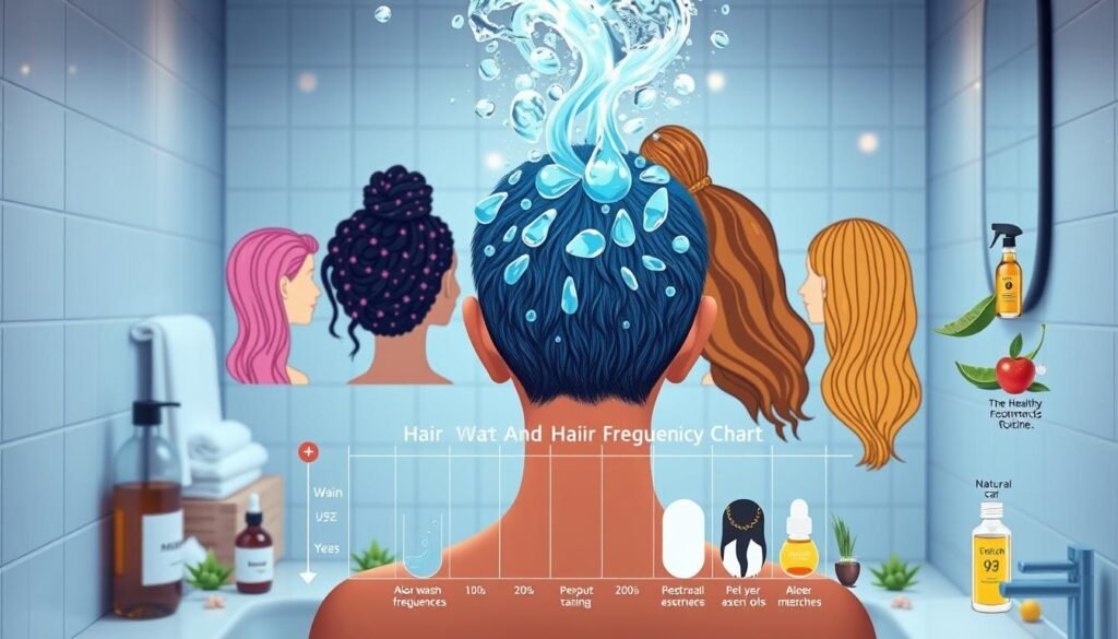 hair washing frequency