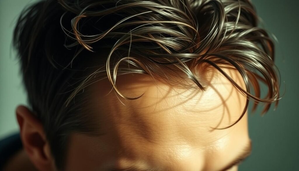 oily hair
