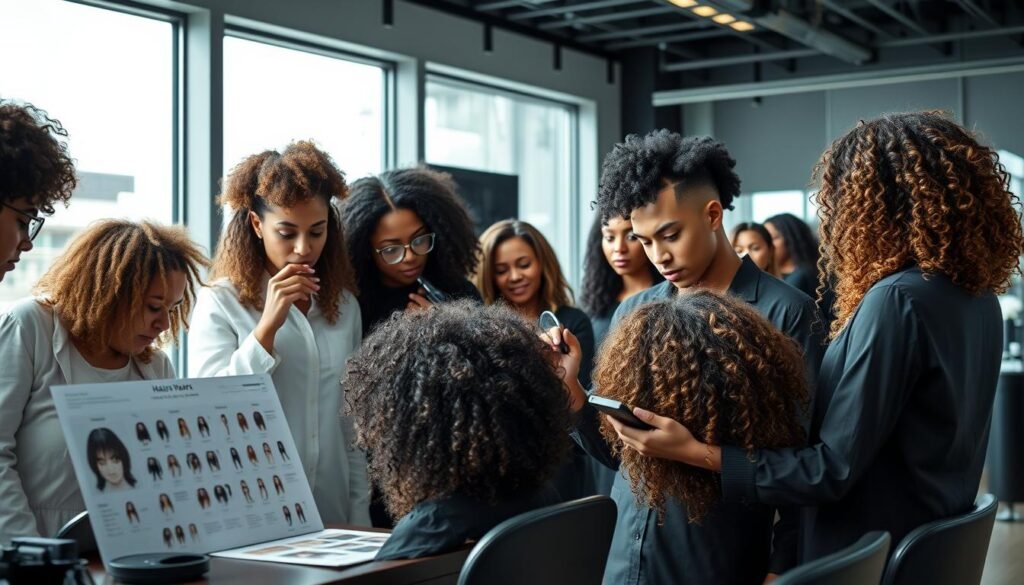professional hair typing