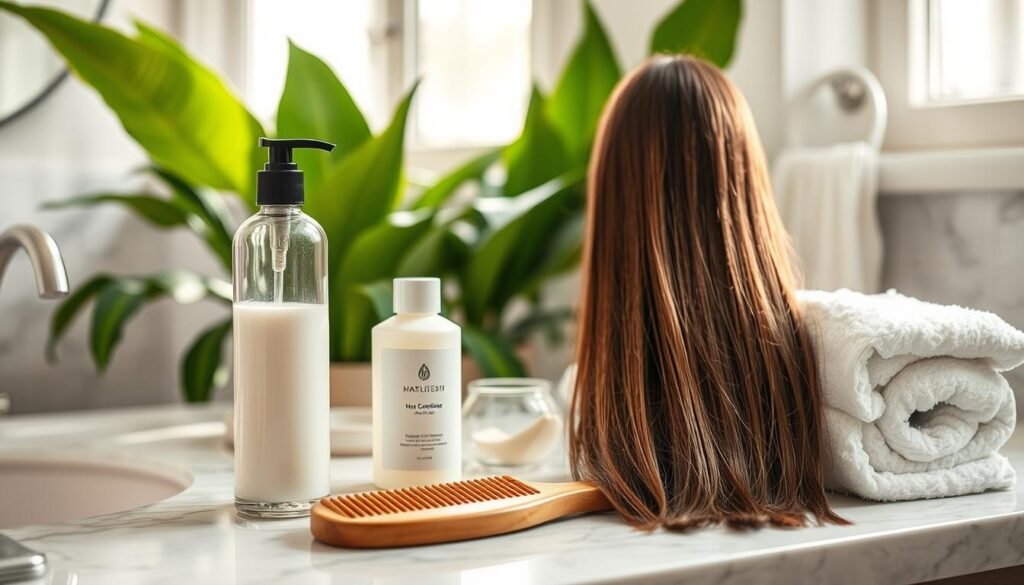 rebonded hair care