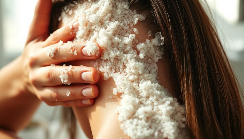 scalp exfoliation