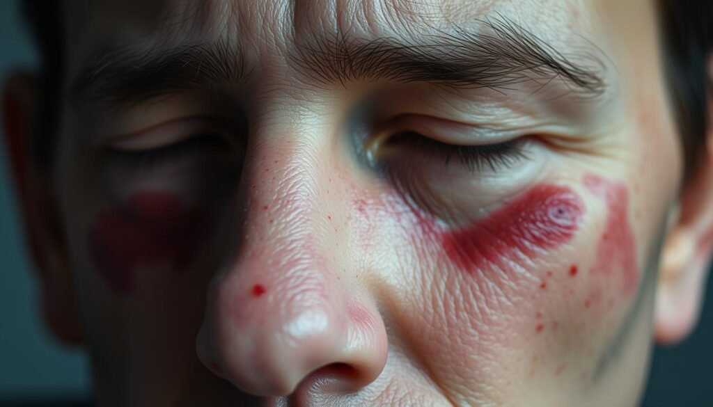 seborrheic dermatitis on face