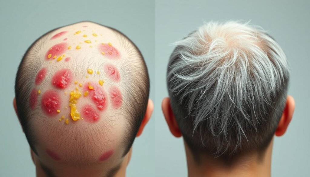 seborrheic dermatitis vs dandruff