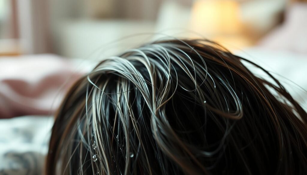 wet hair damage